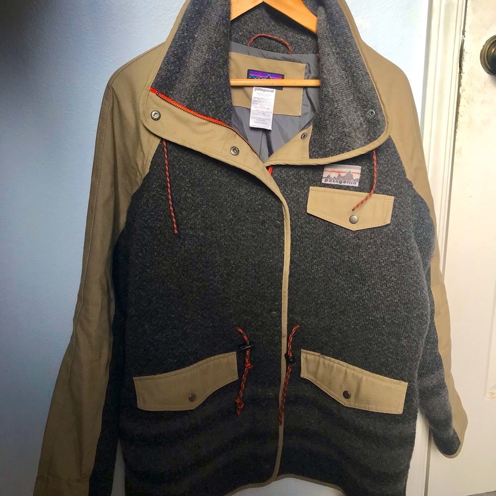 Patagonia reclaimed wool parka